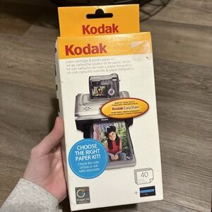 Kodak Imagelink PH-40 Color Cartridge & Photo Paper Refill Kit NIB Sealed